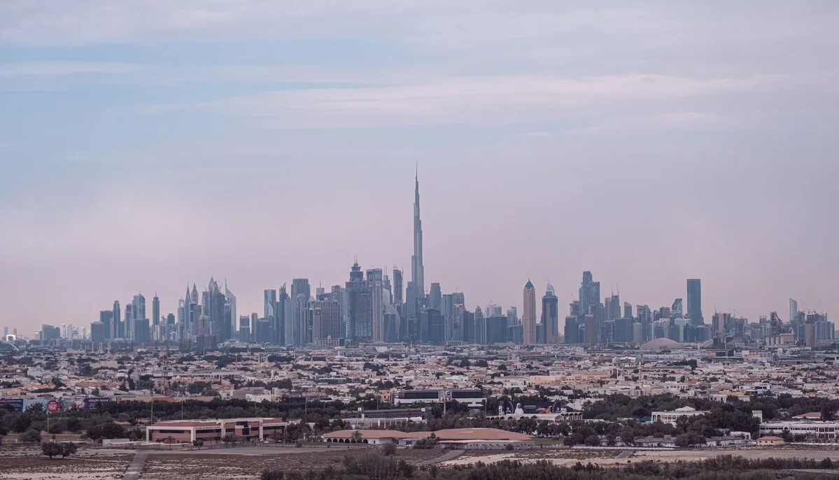 Dubai skyline and Burj Khalifa